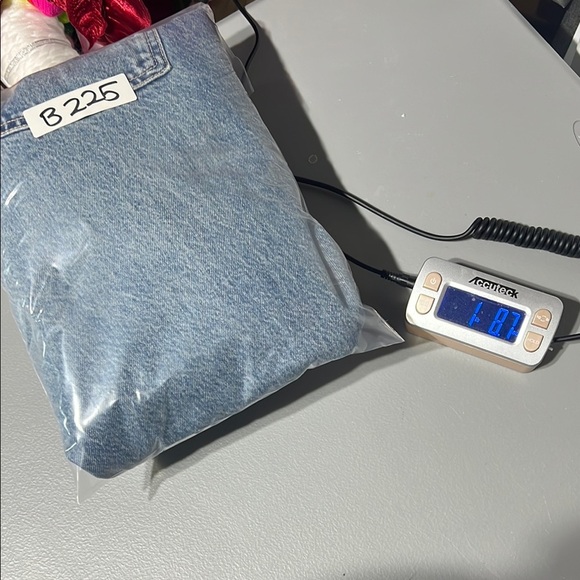 Zara Classic Blue High Waist Straight Leg Jeans Size 10 Denim School Minimalist - Picture 15 of 15